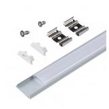 LED Channel, Surface Mount, Silver (5-Pack)