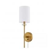 Dawson 1 LT Sconce aged brass shade