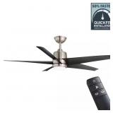 Hampton Bay Mena 54" White Ceiling Fan