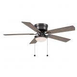 Hugger II 52 in. Indoor Gun Metal Ceiling Fan