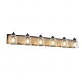 49 in. Seeded Glass Vanity Light
