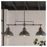 Industrial Black Island Chandelier Pendant