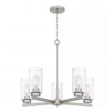 Damaged DSI Delphi 5-Light Chandelier.