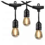 24-Light 48 ft LED S14 Bulb String
