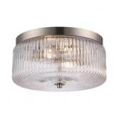11.75 in. 2-Light Flush Mount Light