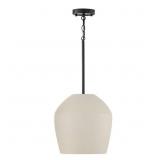 Della 100W 1-Light Terracotta Pendant Light