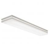 Brushed Nickel Linear Saturn LED Flush Mount