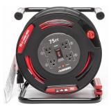 Husky 75 ft 12/3 Retractable Extension Reel
