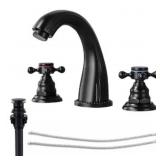 8in Widespread 3-Hole Bathroom Faucet