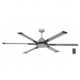 High Velocity 6 ft Titanium Ceiling Fan