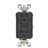 Leviton 15A GFCI Slm Outlet Black