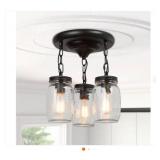 Coastal 11.8 in. 3-Light Oil-Rubbed Bronze Light
