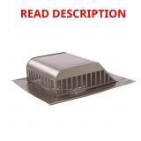 2ct 60 sq.in. NFA Aluminum Slant Back Roof Louver