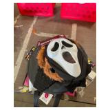 Halloween tote, masks, misc