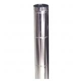 8 in. x 5 ft. Beaded Metal Duct Pipe
