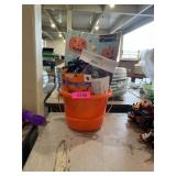 Halloween Bucket Filled W/ Halloween Themed Items
