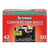 Ultrasac 42-Gal Contractor Bags (50)