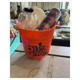 Halloween Bucket Filled W/ Halloween Themed Items