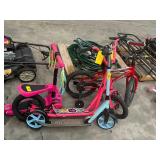 Kids bikes and scooters