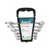 6-Piece Metric Combination Wrench Set with Case