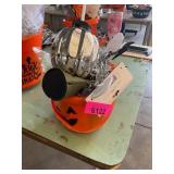 Pumpkin lights, headbands, misc