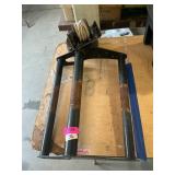Front mower bumper, winch