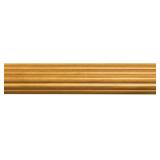 LUMI 1-3/8 in Wood Curtain Rod, 4ft