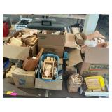 Boxes off Wooden craft project remnants