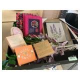 4ct picture frames, 5ct sign decor & fake plants