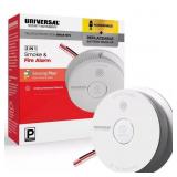 Hardwired Smoke Detector with Battery Backup