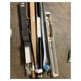 6ct Curtain Rods Various Sizes