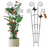 2 Pack 30" Taller Plant Trellis for Pots