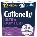 Cottonelle Ultra Comfort TP, 12 Mega Rolls