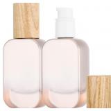 1oz Empty Glass Travel Bottles, 2pcs
