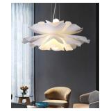 CHANDELIER PENDANT LIGHT ACRYLIC LOTUS FLOWER