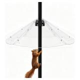 24" Squirrel Baffle for Bird Feeder Pole Guard