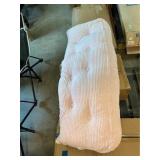 20x55" Large Tuffed Pink bench cushion
