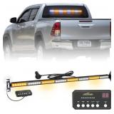 XRIDONSEN 35" Strobe Light Bar, 48 LED Lights