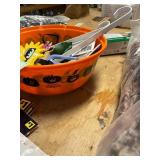 Halloween Bowl w/ Halloween Themed Items