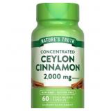 4ct Natures Truth Ceylon Cinnamon 2000mg Chromium