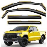 Chevy Silverado/Sierra 1500 Window Deflectors