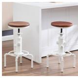 Topower Vintage Fire Hydrant Barstool, White