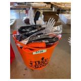 Halloween bucket, ring toss game & Misc