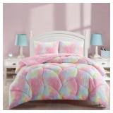 Heritage Kids Puffy Ombre Comforter Set, Twin