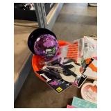 Halloween Bowl with Halloween Decor Items