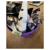 Halloween bowl,gnome, witch cup & misc