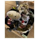 Assorted Halloween costume masks
