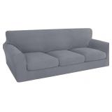 ZNSAYOTX 4-Piece Sofa Slipcovers XL Light Grey