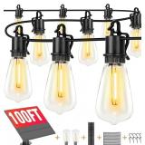 Solar Lights Outdoor String 100FT LEDs
