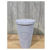 4ct Starbucks White Studded Siren Tumbler 16oz